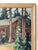 Cabin Circa 1940s Cabin in Woods Oil Painting For Sale - Image 3 of 6