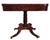 American Antique American 19th C Regency Mahogany Flip Top Leather Game Table & Console For Sale - Image 3 of 18