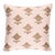 Schumacher Rubia Embroidery Pillow 18" in Blush For Sale