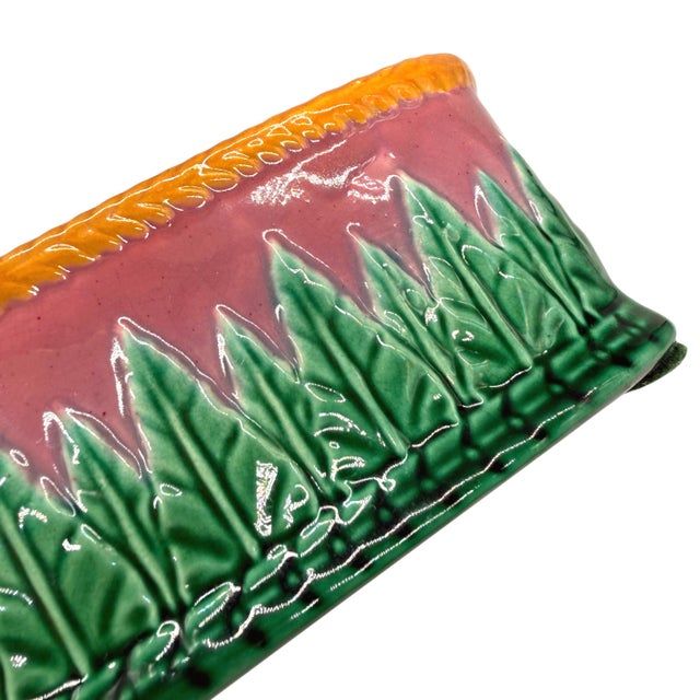George Jones Majolica Sardine Box on Pink Ground, English, English, Ca. 1870 For Sale - Image 11 of 18
