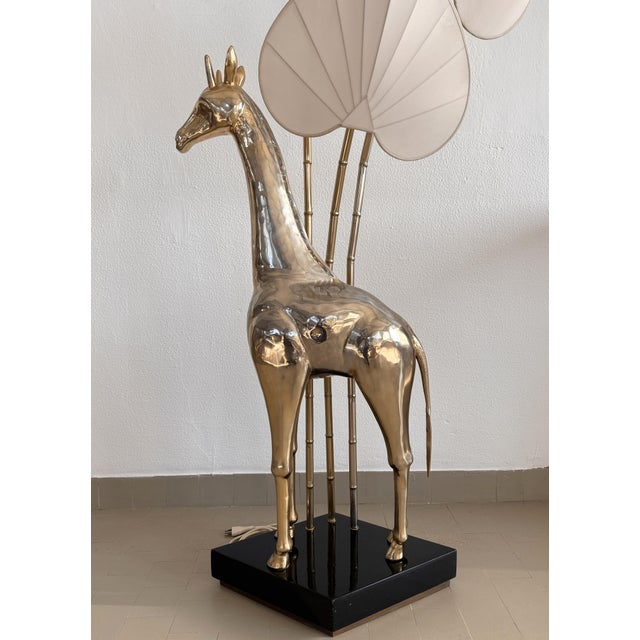 Brass 3-Light Giraffe Floor Lamp attributed to Antonio Pavia, 1970s For Sale - Image 10 of 18