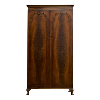 Vintage Art Deco Style Wardrobe, 1940s For Sale