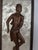 Pair Mid-Century Modern Hand-Carved Wood Figural Relief Wall Panels on Shimmering Capiz Shell Grounds For Sale - Image 14 of 18