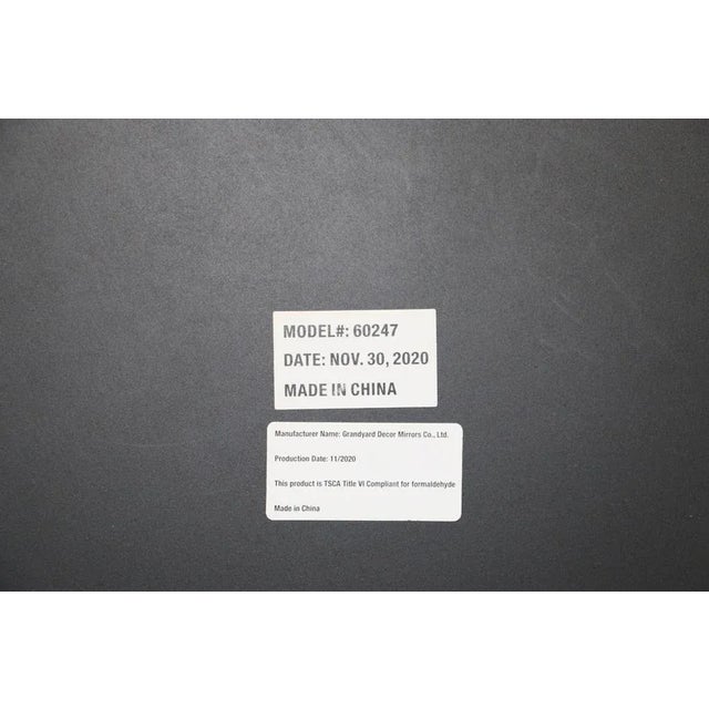 2000 - 2009 Contemporary Octagonal Decorative Wall Mirror For Sale - Image 5 of 6