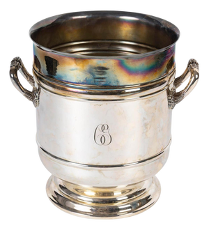 Silver-Plated Metal Ice Bucket from Maison Christofle, 1900s