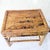 Brown Burnt Tortoise Shell Finished Bamboo Accent Tables - Set of 2 For Sale - Image 8 of 9