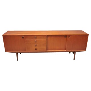 Vintage Scandinavian Wooden Sideboard For Sale