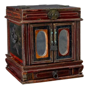 Early 20th Century Lacquered Vanity Box