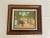 Folk Art 1980s Vintage Oil on Canvas Haitian Painting, Framed For Sale - Image 3 of 7