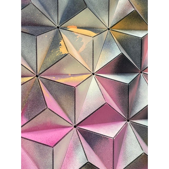 Paper Sebastian Welzel, Cis-9 Topographie, Cardboard, Limited Edition of 1 For Sale - Image 7 of 9
