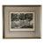 Antique Framed Mount Vernon Estate Etching by Paolo Fumagalli For Sale
