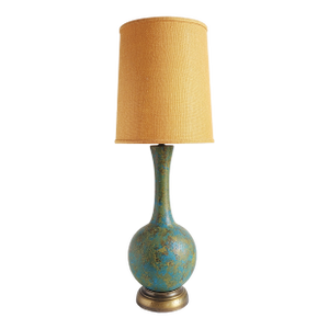 Mid Century Modern Lava Glaze Table Lamp
