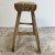 Mid-Century Modern Vintage Elm Wood Stool For Sale - Image 3 of 7