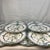 Chinoiserie Vintage Royal Worcester Chinoiserie Blue & Green Plate Set - Set of 12 For Sale - Image 3 of 7