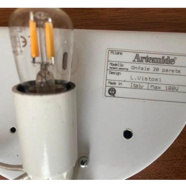 Glass Gilt Murano Glass Wall Lights by Artemide for Vistosi, Italy, 1990s, Set of 2 For Sale - Image 7 of 9