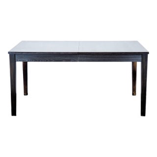 Crate & Barrel Wood Dining Table For Sale