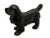 Vintage 1930s Smaller Size Hubley Mfg. Co. Cast Iron Cocker Spaniel Dog Doorstop in Rare All Black Paint For Sale In Boston - Image 6 of 18
