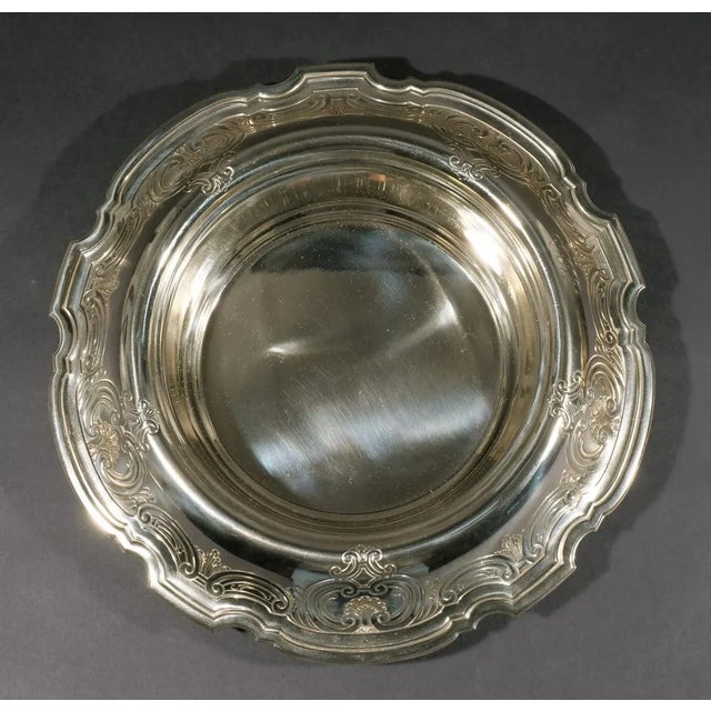 1920s 1920s Tiffany & Co. Sterling Art Deco Flower Frog- Signed and Marked For Sale - Image 5 of 9