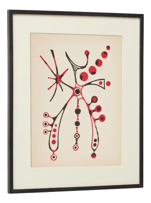 Moisès Villèlia, Aumun, No. 89/100, Illustrating a Poem, 1961, Linocut