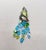 Givenchy Vintage 1980s Signed Givenchy Enamel & Beaded Squid Brooch For Sale - Image 4 of 7