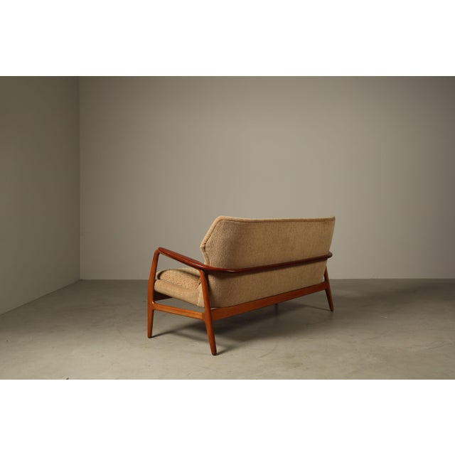 Wood Seating Group Edith by Arnold Madsen & Henry Schubell for Bovenkamp, 1960s, Set of 3 For Sale - Image 7 of 17