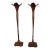 Arts & Crafts Copper Hand-Hammered Candlesticks For Sale