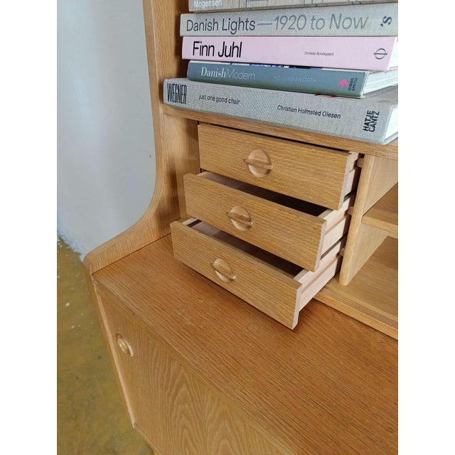 Wood Vintage Danish Bookcase by Johannes Sorth, 1950s For Sale - Image 7 of 14