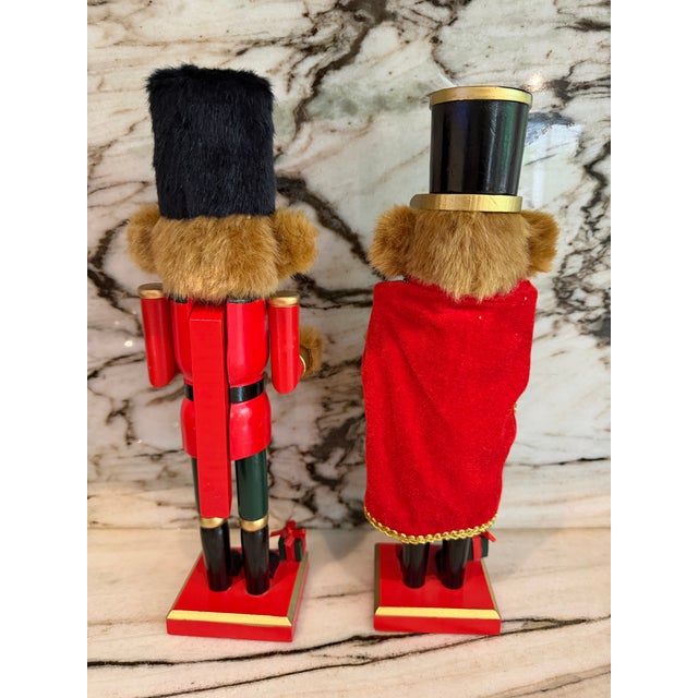 1990s Teddy Nutcracker, Pair For Sale - Image 5 of 6