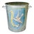 Vintage French Flying Dove Banner Galvanized Zinc Bucket For Sale