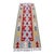 1960s Southwestern Style Hand Knotted Geometric Design Oushak Kilim Runner Rug For Sale