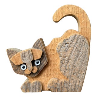 Cat Sculpture from Fausto Sangiovanni, Orvieto, Italy, 1975 For Sale