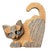 Cat Sculpture from Fausto Sangiovanni, Orvieto, Italy, 1975 For Sale