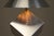1970s Large Postmodern Table Lamp in Brushed Steel, 1970s For Sale - Image 5 of 14