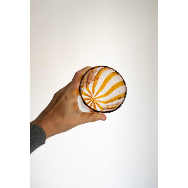 2000 - 2009 Italian Murano Cocktail Glasses in the style of Gio Ponti, 2004, Set of 6 For Sale - Image 5 of 18