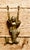 A Brass Door Knocker in the Shape of a Mermaid This is an unusual door knocker, it is installed by hooking it over 2 screw...
