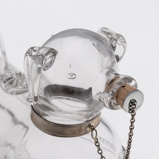 Antique Victorian Brass and Glass Novelty Dog Claret Jug, 1890 For Sale - Image 8 of 18