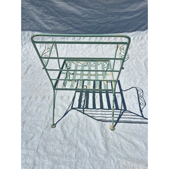 1970s 70s Midcentury Wrought Iron Club Chairs Craft For Sale - Image 5 of 6