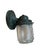 Mission 1920s Outdoor Copper Porch Light Lantern With Original Verdigris Patina For Sale - Image 3 of 8