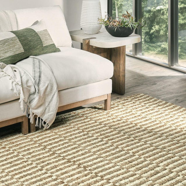 2020s Laguna Jute Natural Ivory Rug - 5 X 8 For Sale - Image 5 of 5