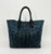 Dolce & Gabbana Mid 20th Century Dolce & Gabbana Blue Leopard Print Coated Canvas Tote For Sale - Image 4 of 11
