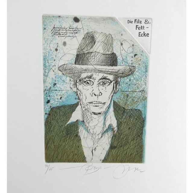 Udo Nolte, Joseph Beuys, Etching, 1984 For Sale - Image 9 of 9