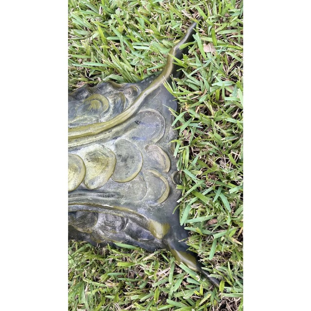 Mid 20th Century Monumental Signed Bronze Phoenix Sculpture by P. J. Moser – 68" Tall For Sale - Image 14 of 16