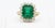 Emerald Natural Emerald 6.54cts & Diamond 1.25cts Ring in 18k Gold For Sale - Image 8 of 8