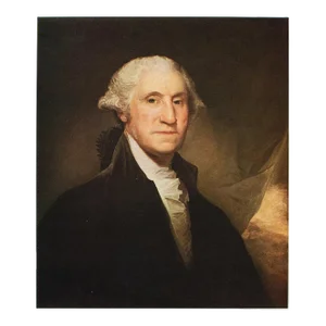 1950s After Gilbert Stuart "George Washington", Full-Color Print