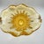 Teleflora Vintage Teleflora Champagne Gold Art Glass Vase Waterfall Tulip Hand Blown For Sale - Image 4 of 11