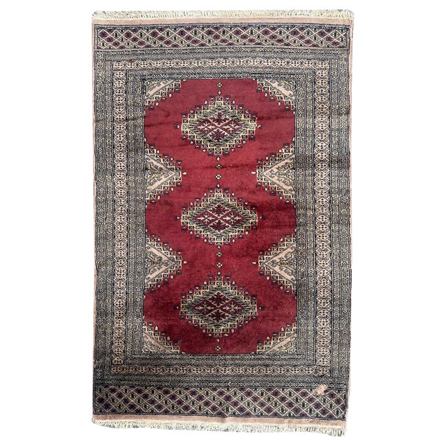 Small Vintage Pakistani Rug, 1980s For Sale