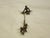 Antique Art Deco Sterling Silver Moving Monkey Brooch by Knoll & Pregizer, 1890s, in Good conditions. Designed 1890 to...