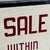 Antique Wood Hand Painted Trade Sign in Bright Red Advertising Carpentry With Surprise Verso For Sale - Image 9 of 9