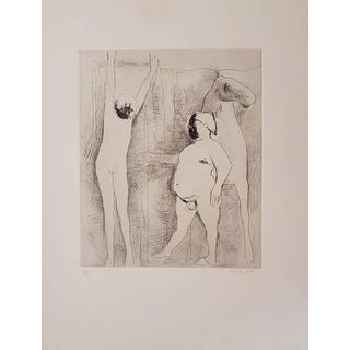 Marino Marini, The Hanged Man Edition of 90, 1946, Etching For Sale