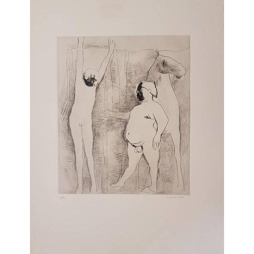 Marino Marini, The Hanged Man Edition of 90, 1946, Etching For Sale